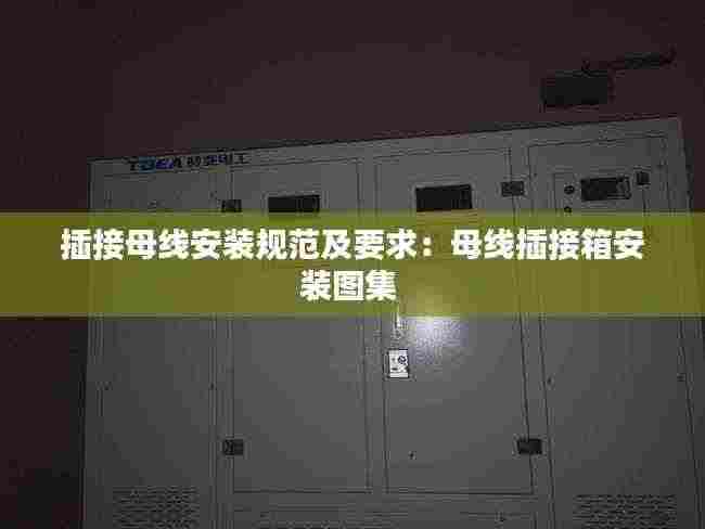 插接母线安装规范及要求：母线插接箱安装图集 