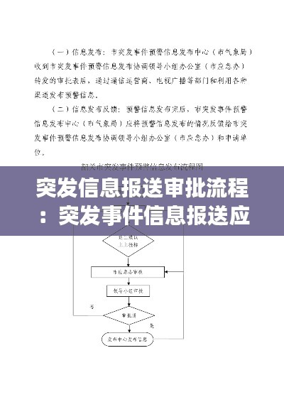 突发信息报送审批流程:突发事件信息报送应遵守的要求