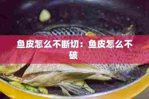 鱼皮怎么不断切：鱼皮怎么不破 
