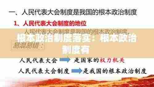 根本政治制度落实:根本政治制度有