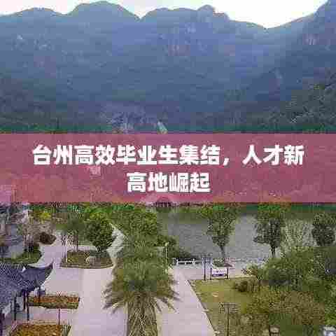 台州高效毕业生集结,人才新高地崛起
