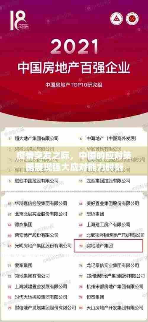 疫情突发之际,中国的应对策略展现强大应对能力时刻