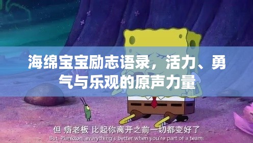海绵宝宝励志语录,活力、勇气与乐观的原声力量