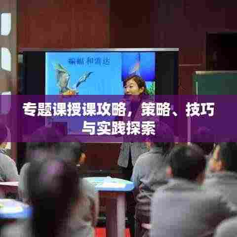 专题课授课攻略,策略、技巧与实践探索