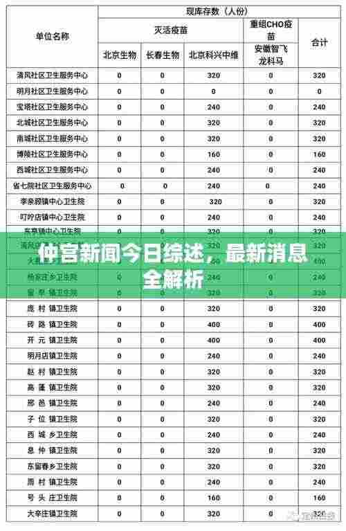 仲宫新闻今日综述,最新消息全解析