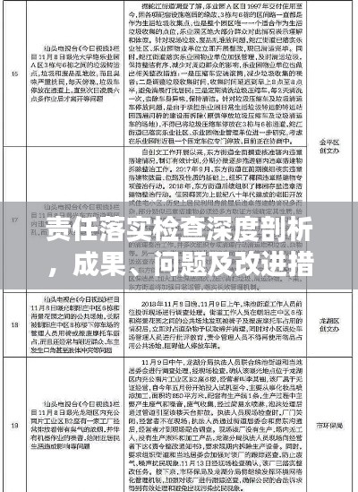 责任落实检查深度剖析，成果、问题及改进措施全揭秘